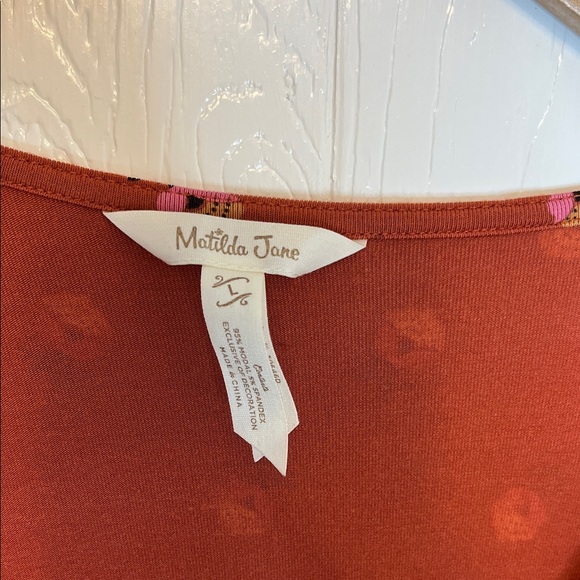 Matilda Jane Isn’t It Lovely Faux Wrap Dress L - Picture 2 of 7